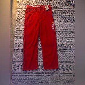 NWT Red Corduroy Levi’s Pants